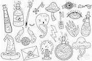 Magical Hand Drawn Clip Art, a Graphic by PetiteMarket (Thumbnail 3 of 3)