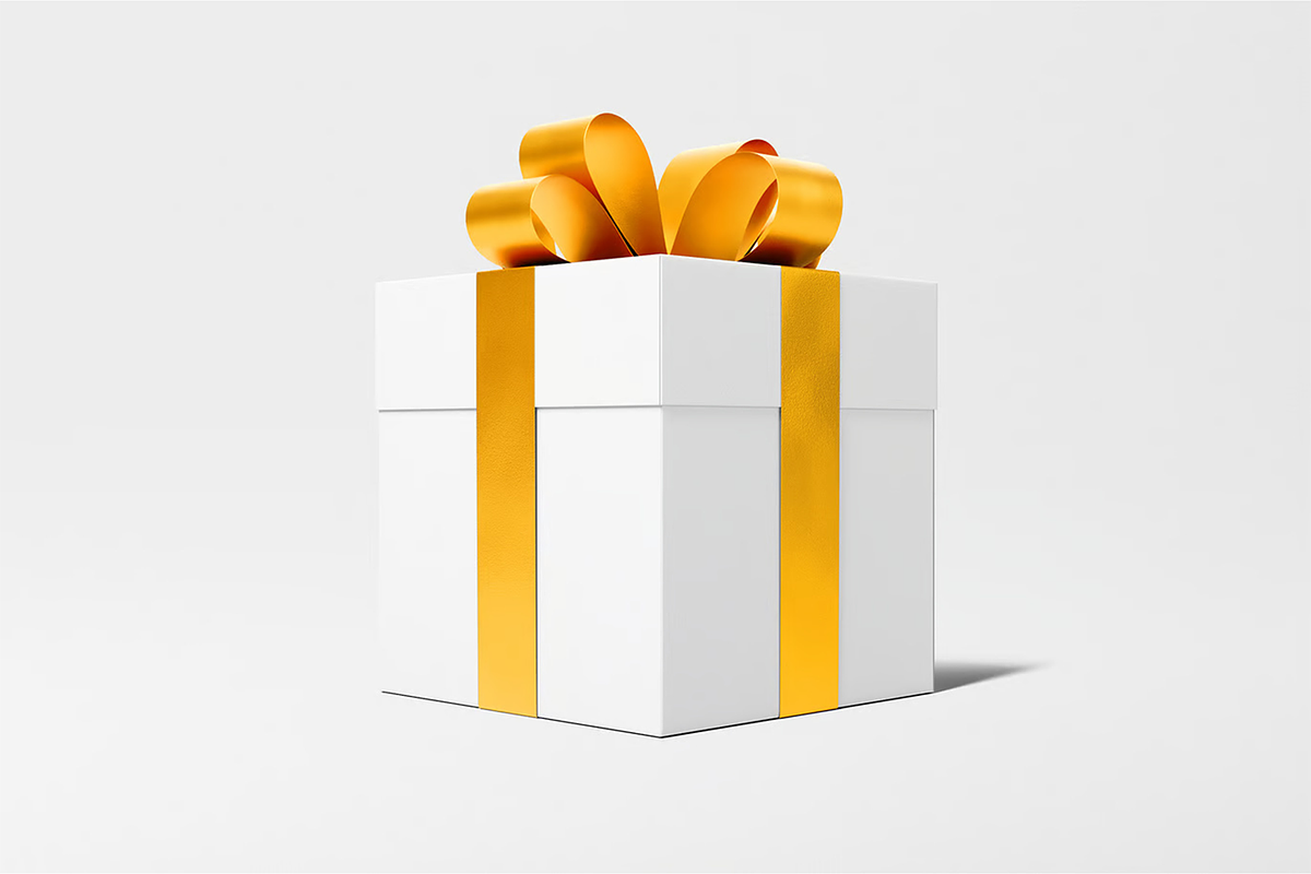 Gift Box Mockup, a Packaging Mockup by Xtrahive (Photo 2 of 2)