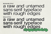 Scratch Storm Textured Typeface, a Sans Serif Font by softulka (Thumbnail 5 of 7)