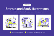 Startup and Saas illustration, a Technology Illustration by Brickclay (Thumbnail 1 of 10)