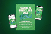 World Wildlife Day Flyer Set, a Flyer Template by The Good Store (Thumbnail 1 of 2)
