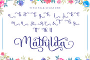 Mathilda - Modern Calligraphy Font, a Script Font by Letterafa Studio (Thumbnail 11 of 12)