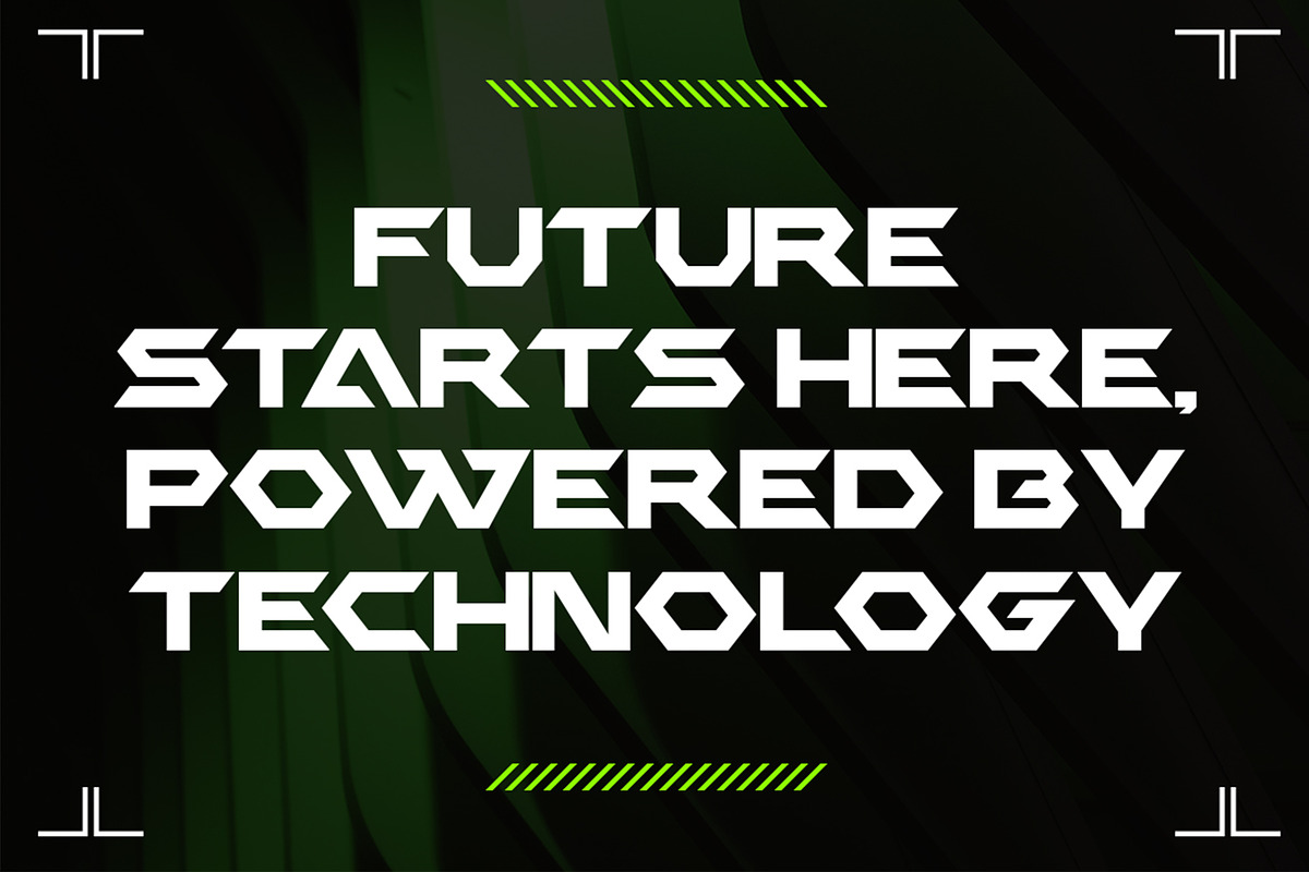 Halford – Futuristic Geometric Font, a Font by Pekotype (Photo 6 of 16)