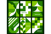 Earth day posters green Bauhaus, an Illustration by Buch&Bee (Thumbnail 1 of 3)
