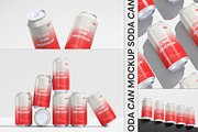 Soda Can Mockup, a Cups & Container Mockup by Cutna Studio (Thumbnail 1 of 10)