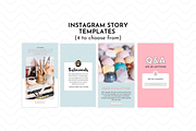 Instagram Template Blue Canva, a Social Media Template by ltsdesigns (Thumbnail 3 of 4)