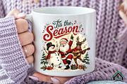 Retro Tis the season png, Santa, a Seasonal Illustration by Craft Nest (Thumbnail 5 of 5)
