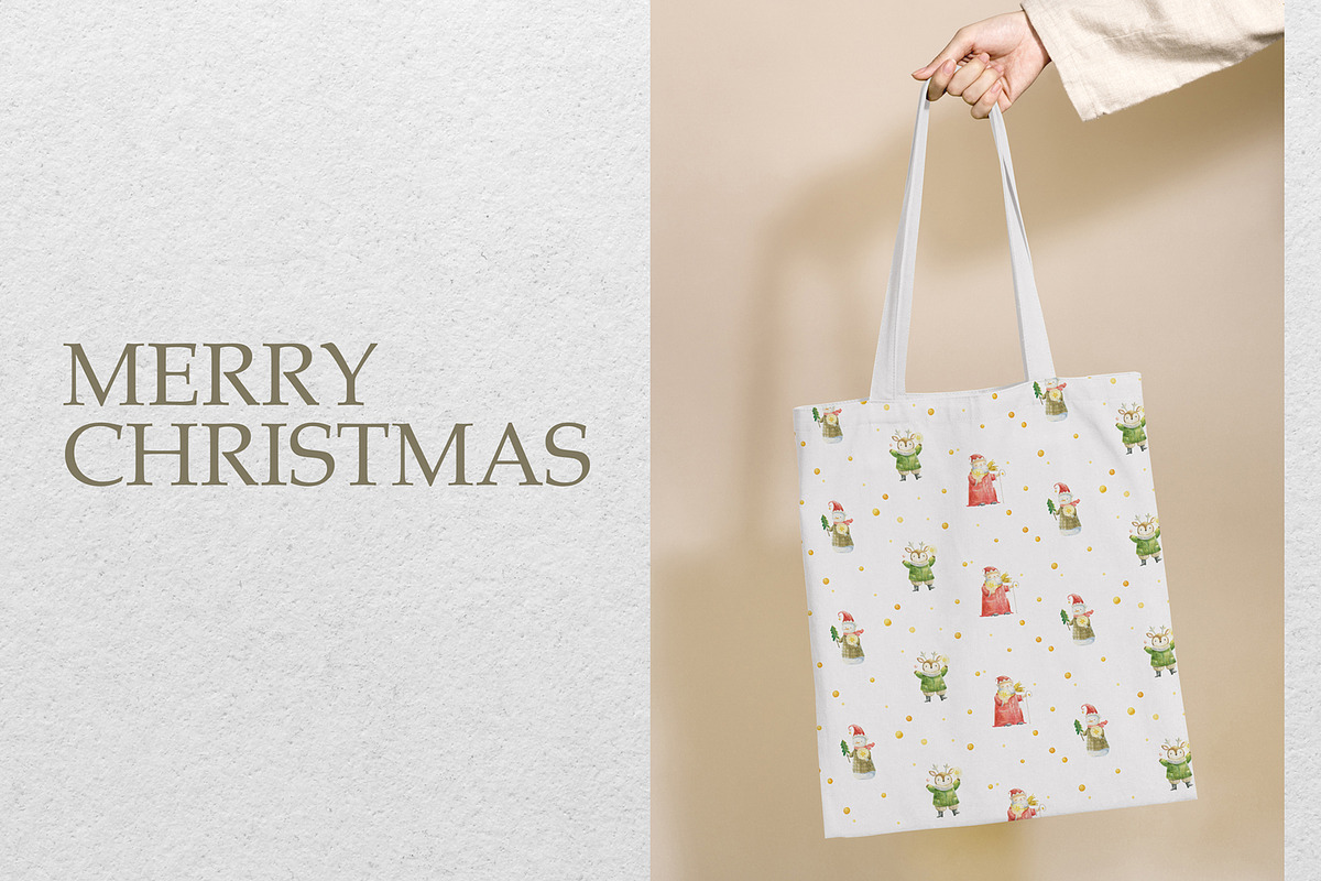 6 Christmas & New Year Seamless Patt, a Texture Illustration by the_myro (Photo 9 of 10)