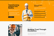 Construction Elementor Template, a WordPress Template by UInstrument (Thumbnail 4 of 10)