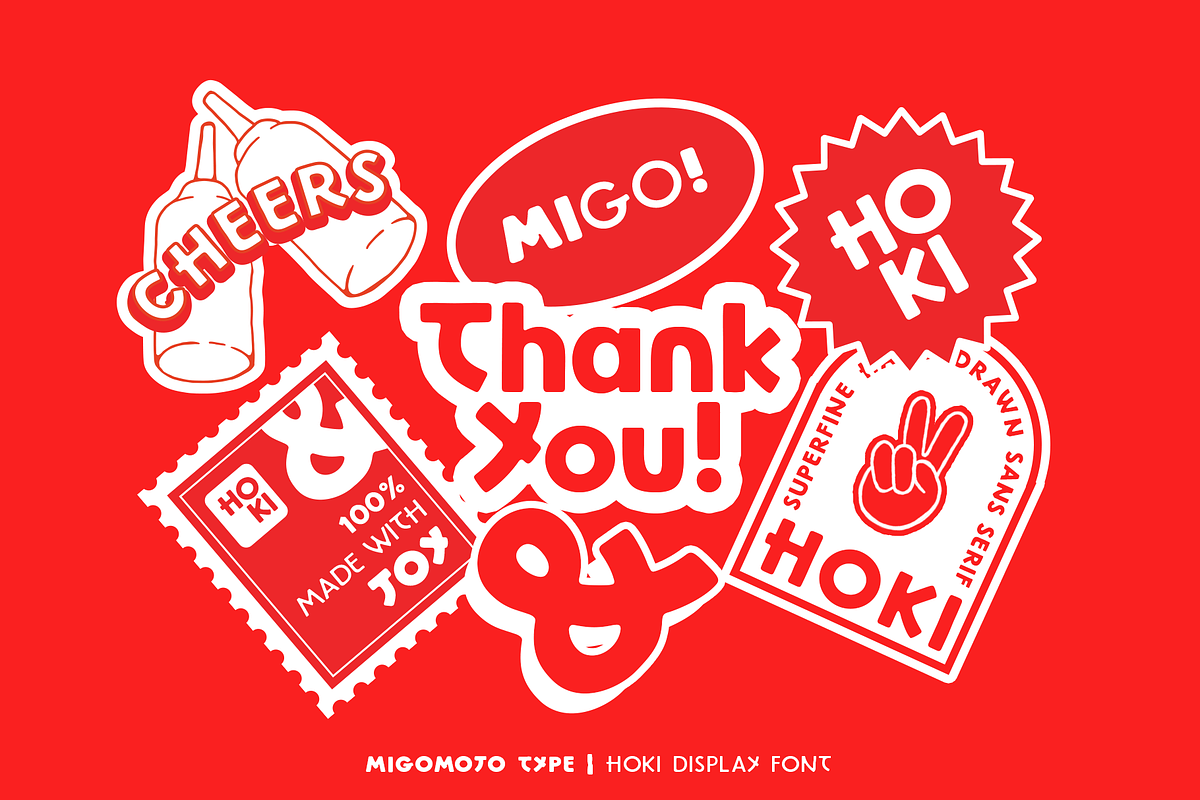 Hoki Font Family, a Sans Serif Font by Migomojo Type House (Photo 12 of 12)