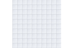 White bathroom wall seamless pattern, an Object Illustration by Frogella