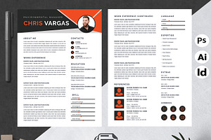 Attractive CV Resume Template