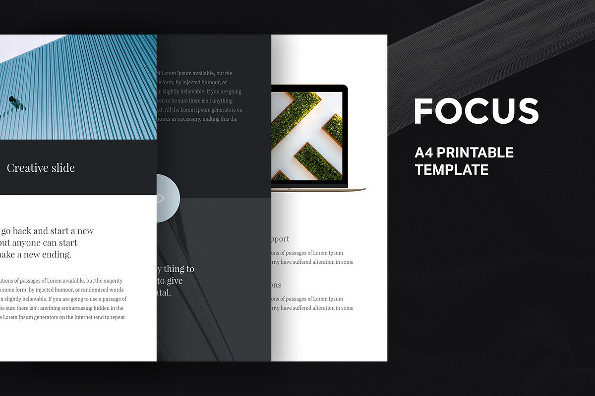 A4 | 18 Vertical Templates Bundle, a Presentation Template by Vladislav Muslakov (Photo 2 of 15)