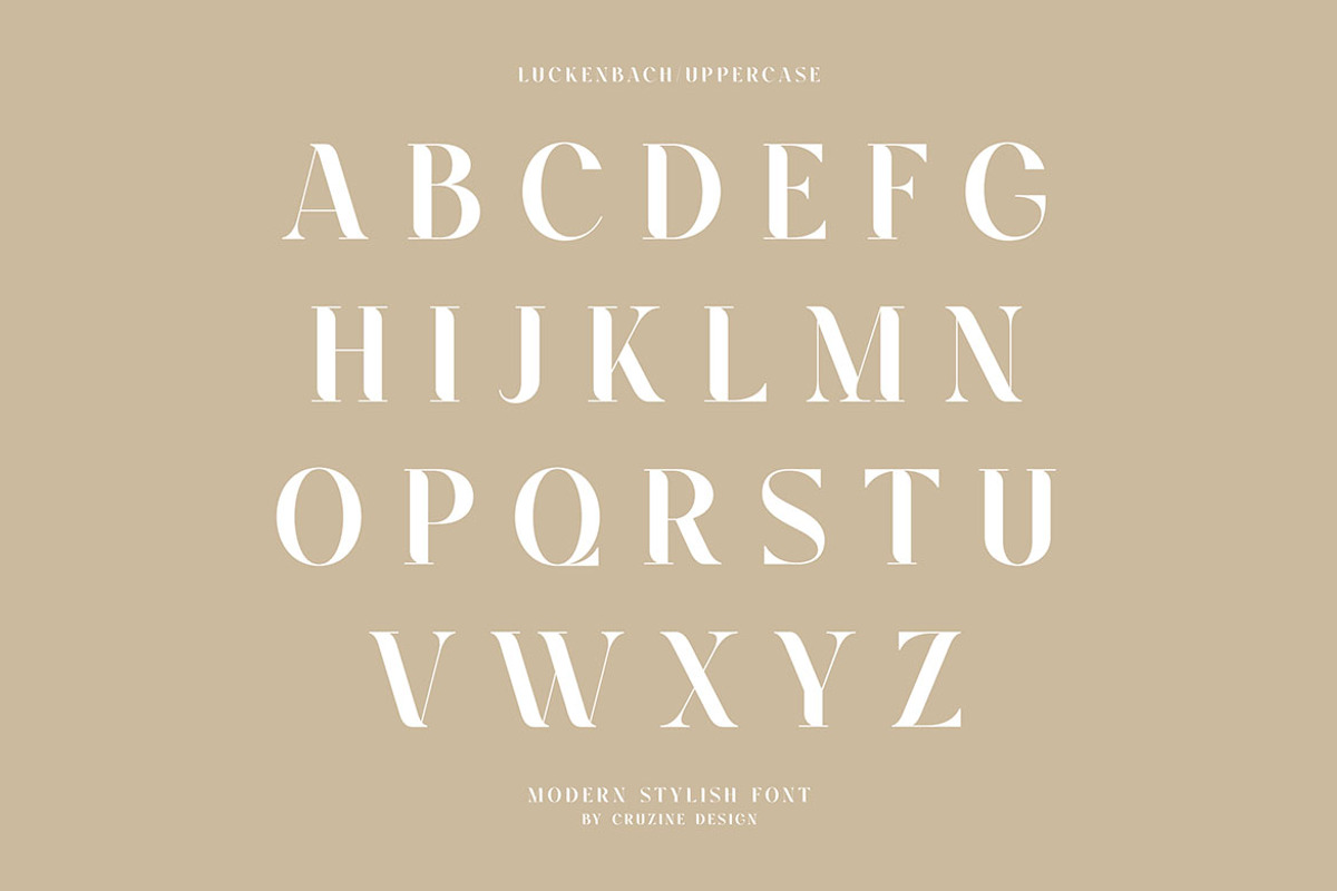 Trendy & Modern Fonts - 10 Sets, a Sans Serif Font by Cruzine (Photo 52 of 55)
