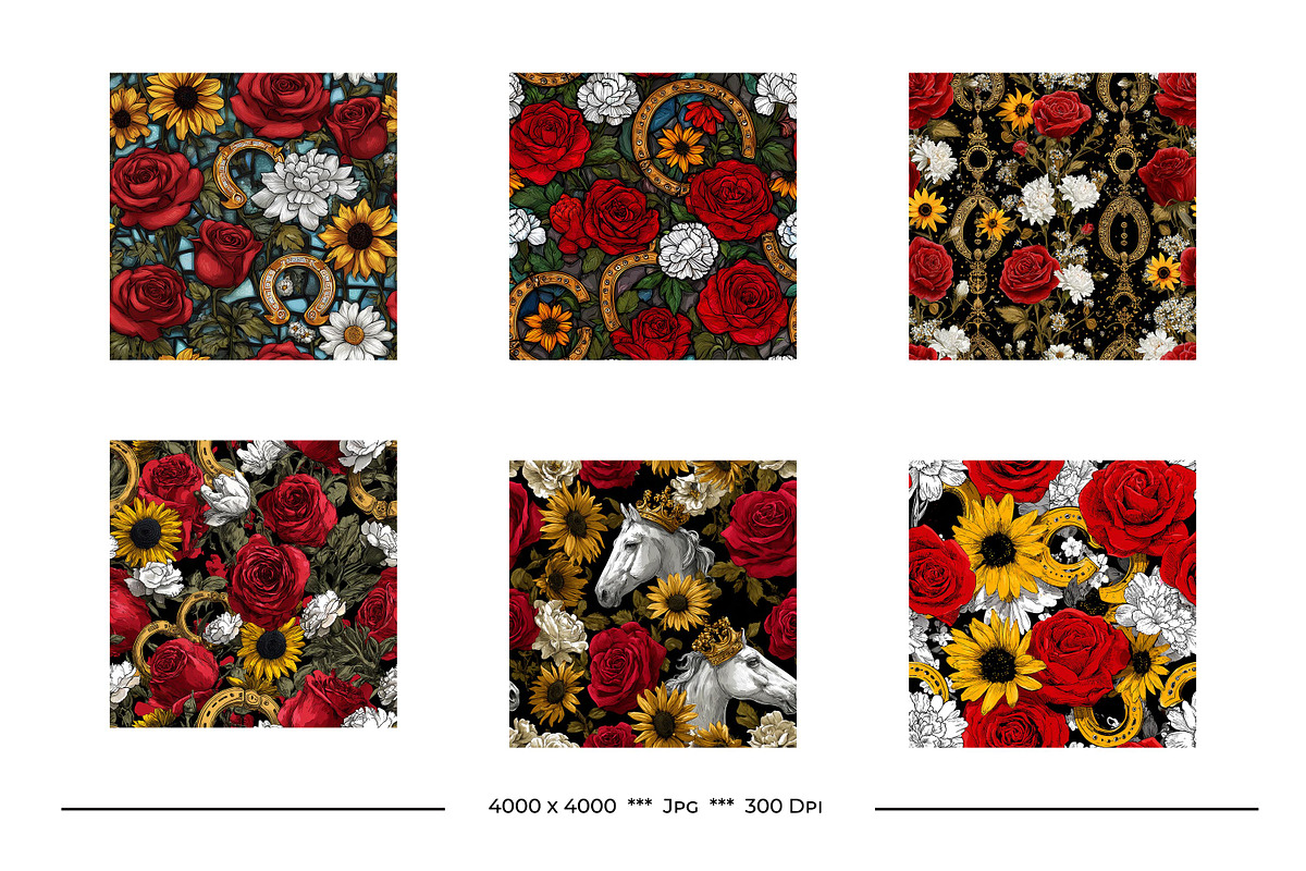 Kentucky Derby/Triple Crown, a Pattern Graphic by karenfoleyphoto (Photo 3 of 7)