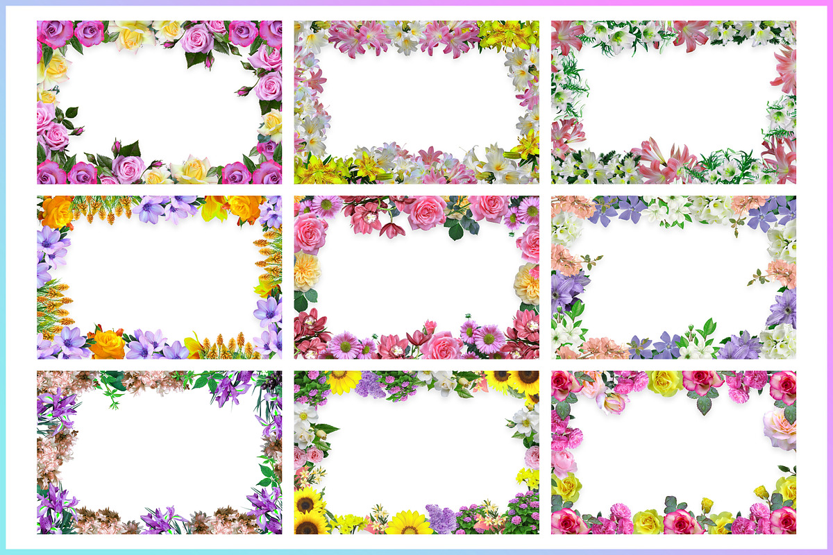 Flower Border, a Background Photo by Forhadx5 (Photo 5 of 5)