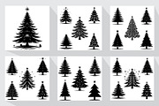 Christmas Tree Silhouette, 52 Design, a Presentation Template by Shihab1234 (Thumbnail 2 of 3)