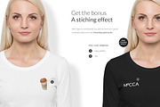 Women Longsleeve Mock-ups Set DEMO, a Books & Magazine Mockup by Apparel_Mockups (Thumbnail 15 of 23)