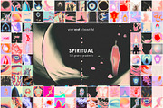 Spiritual 150 Grainy Gradients, a Background Graphic by Purple (Thumbnail 1 of 19)