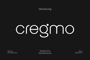 Cregmo Modern Rounded Font