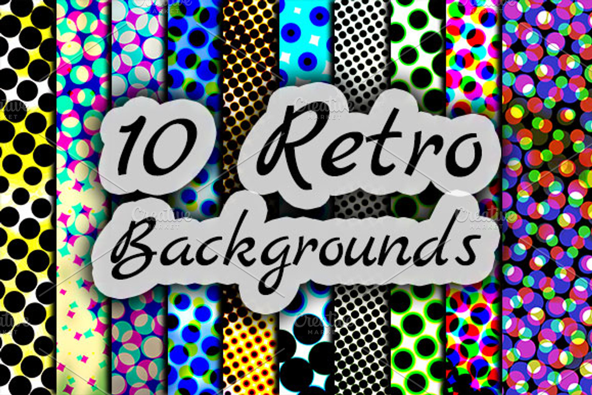 10 Retro Backgrounds