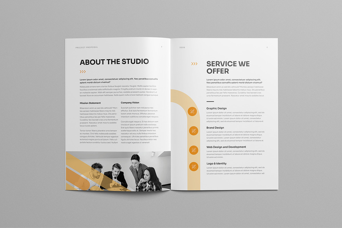 Proposal Template | Word & Canva preview 4