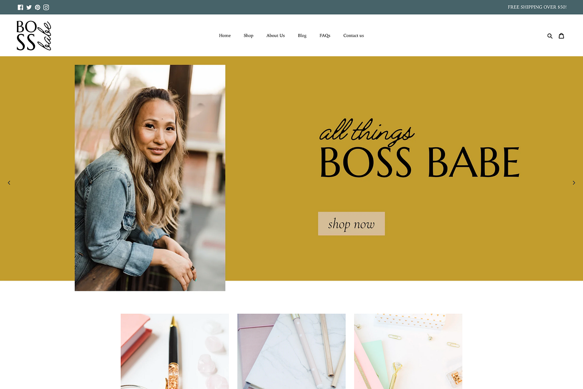 Bold Shopify Theme | Boss Babe, a Templates & Theme by Easy Website Themes (Photo 1 of 8)