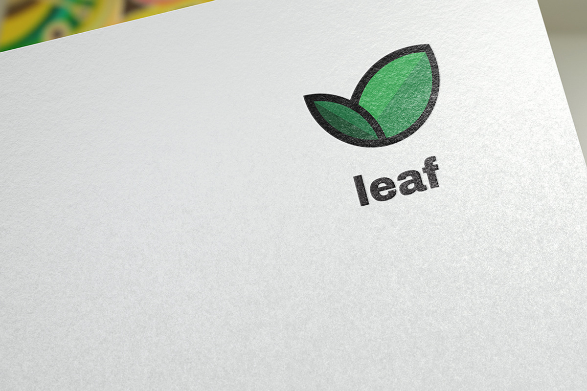 Leaf Logo Template, a Branding & Logo Template by Traint (Photo 1 of 4)