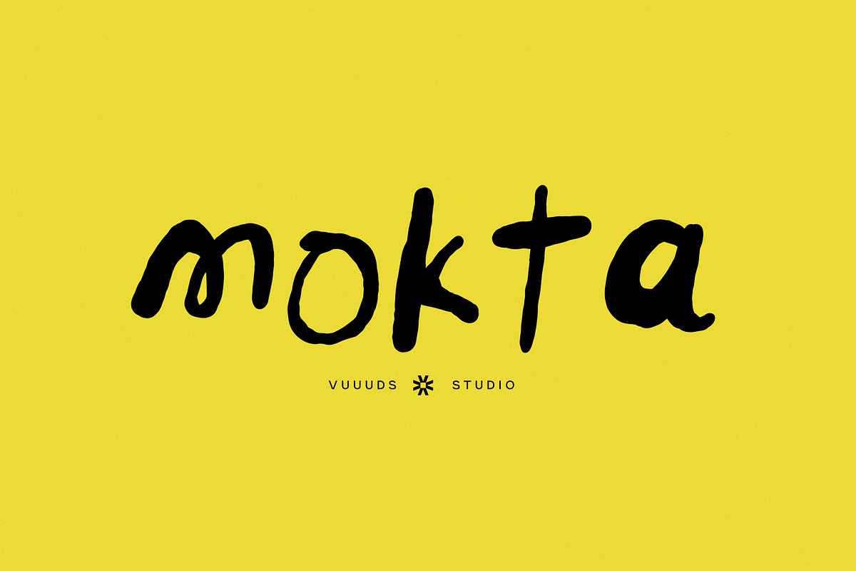 Mokta, a Handwritten Font by vuuuds (Photo 1 of 12)