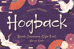 Hogback Font, a Symbol Font by Allouse Studio