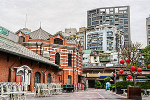 The Red House in Ximending, Taipei, Taiwan, an Architecture Photo by Leonid Andronov