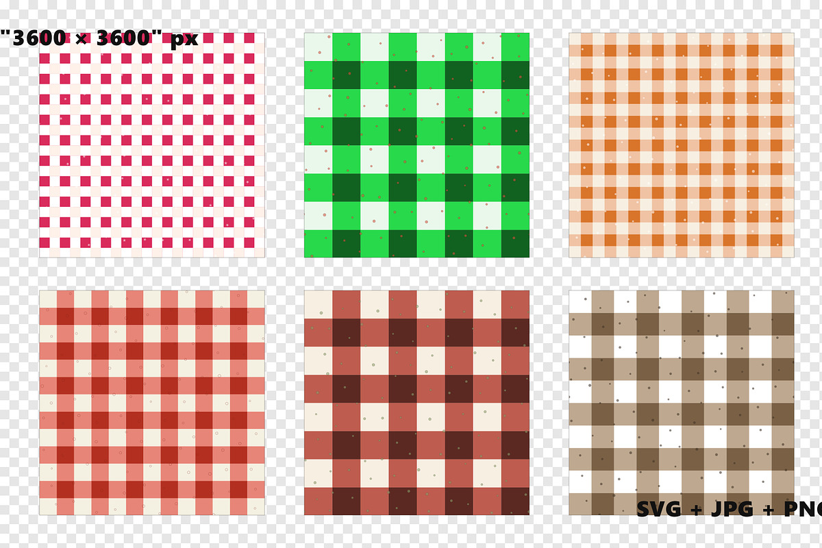 Gingham Plaid Pattern Digital Papers, a Pattern Graphic by Gfx Expert Team (Photo 2 of 3)