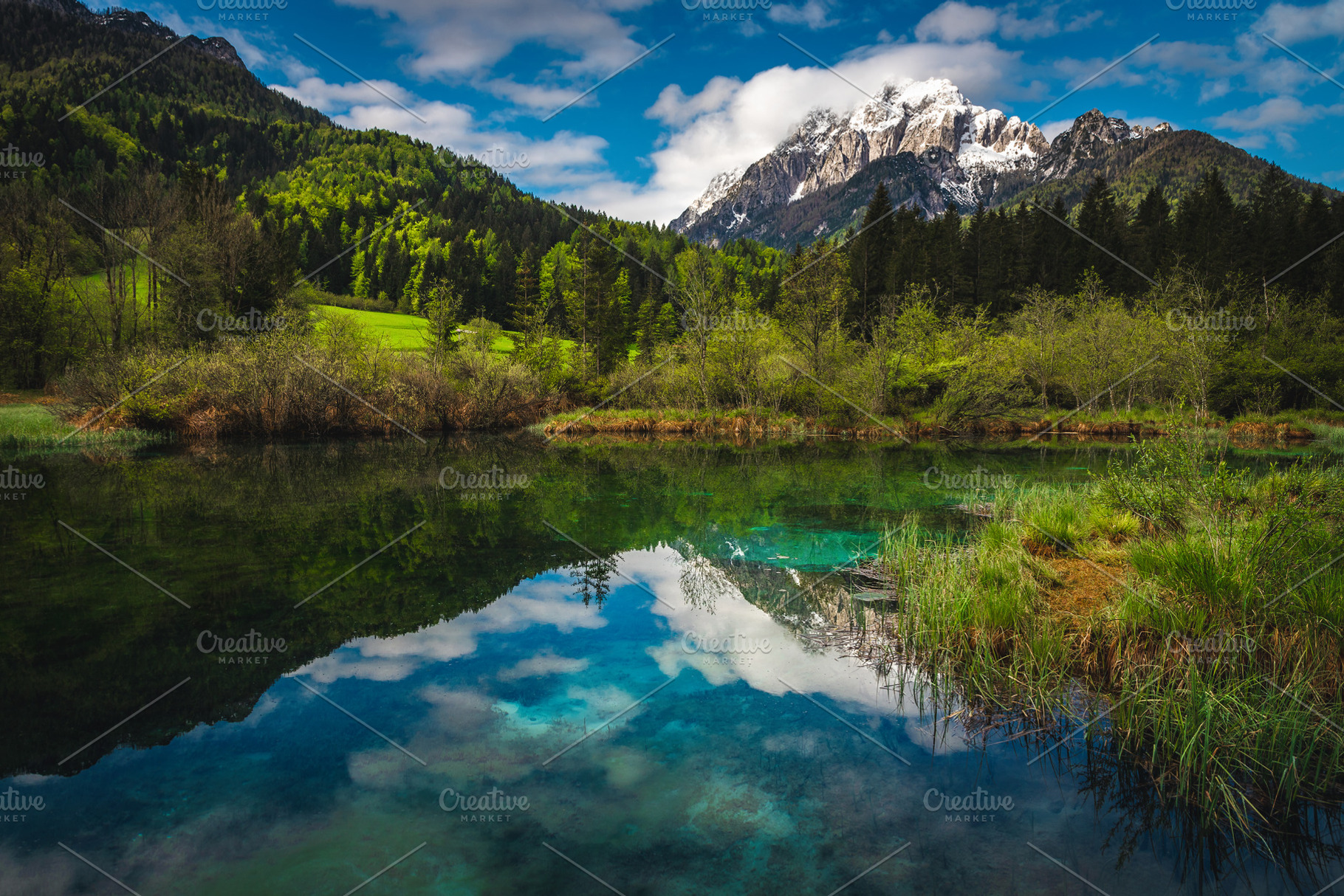 Beautiful clean mountain lake, a Nature Photo by Alpine Dreams