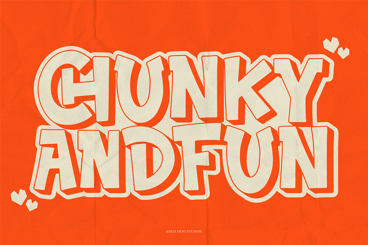 Lovely Rushco | Bold Playful, a Handwritten Font by Denustudios (Photo 2 of 12)