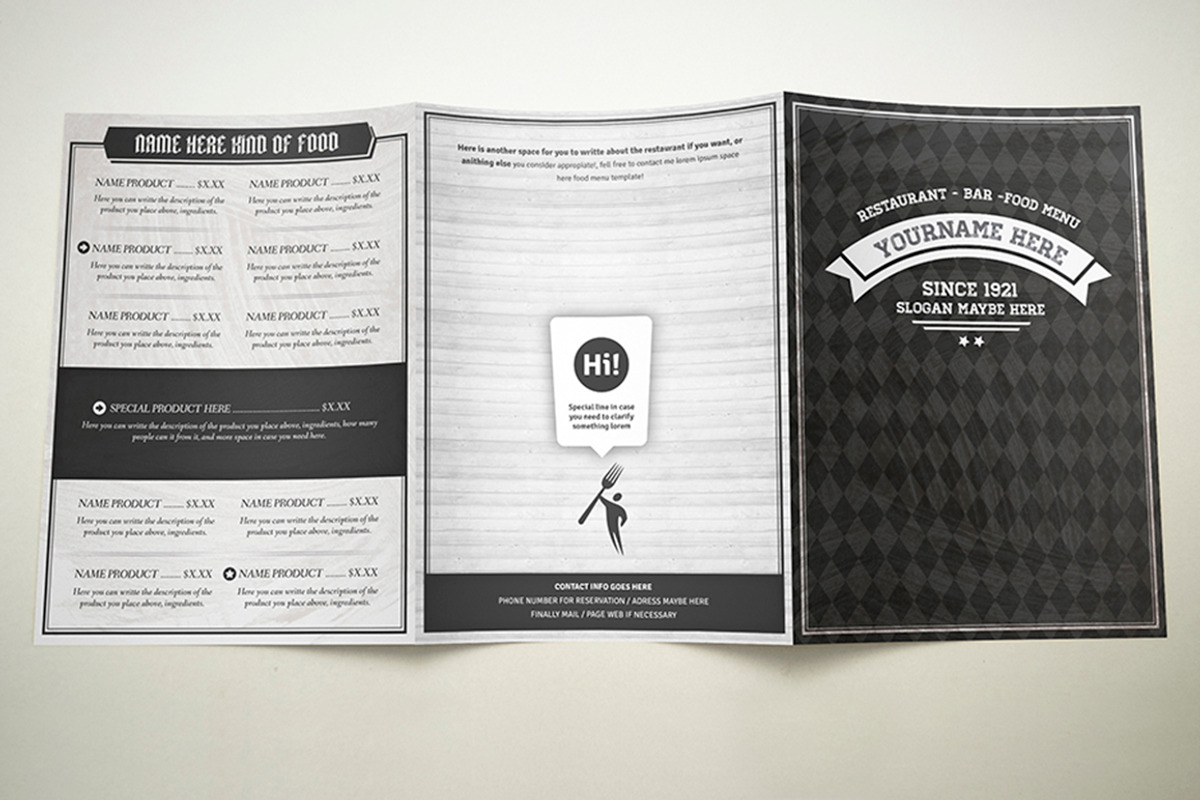 Elegant Food Identity, a Brochure Template by Luuqas Design (Photo 2 of 5)