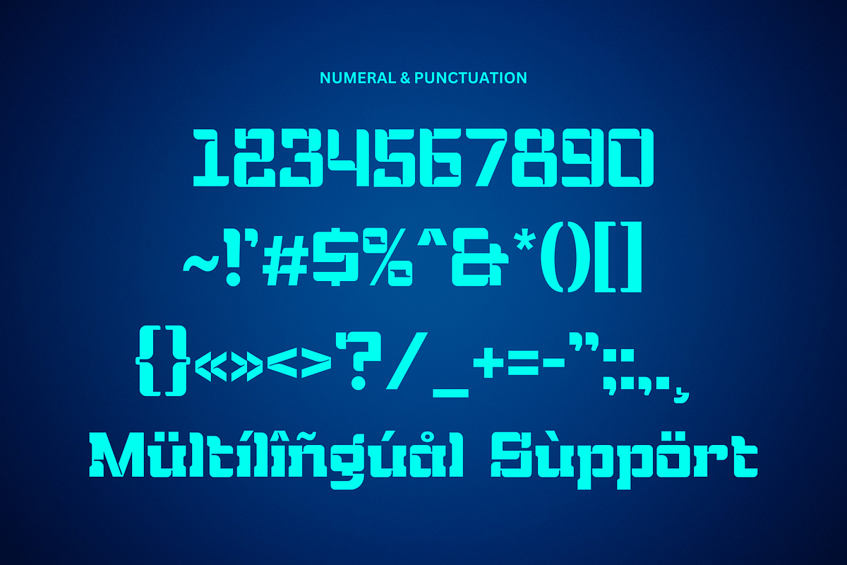 Hightech Font, a Sans Serif Font by Sronstudio (Photo 14 of 15)