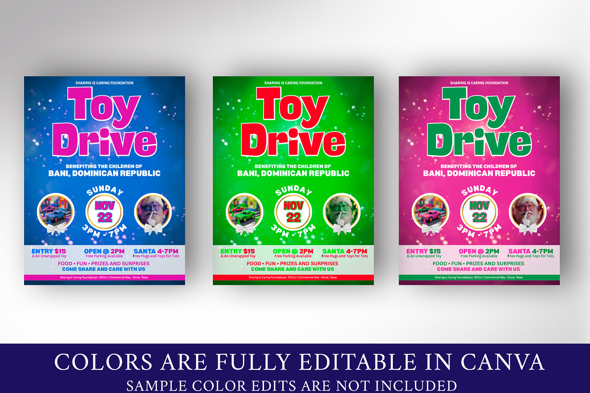 Christmas Toy Drive Flyer Template preview 5