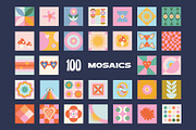 200 Vector Mosaics & Patterns, a Pattern Graphic by assetpro.design (Thumbnail 5 of 16)