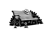 Vintage Park Bench Vector Bundle, an Illustration by jahid234 (Thumbnail 48 of 49)