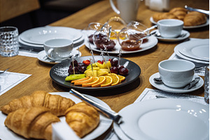 Selective focus on a fruit platter, a Food & Drink Photo by Red Hot Chili Pepper Shop