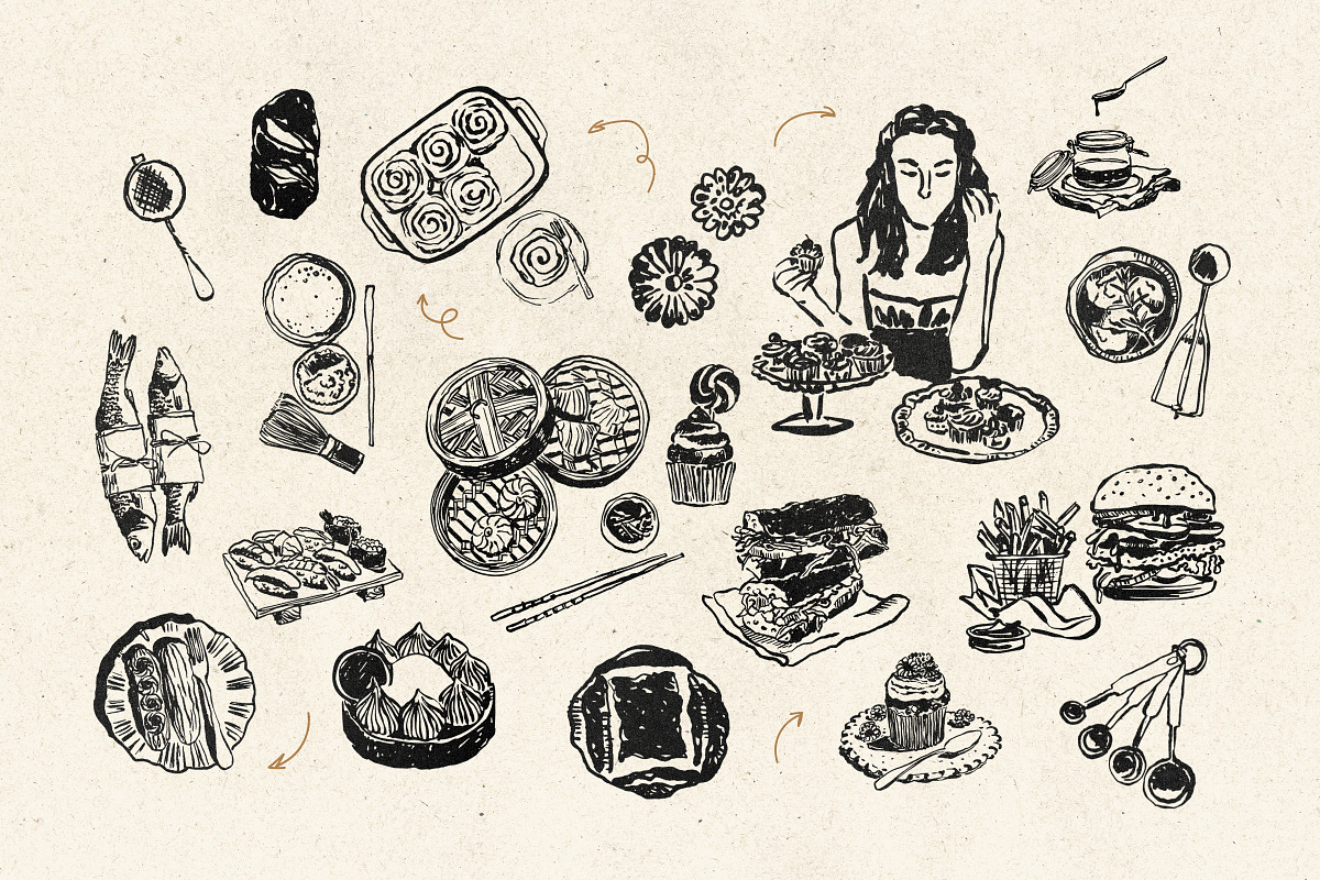 Food and Drinks Illustrations Part 2, a Food Illustration by iStar Design (Photo 12 of 15)