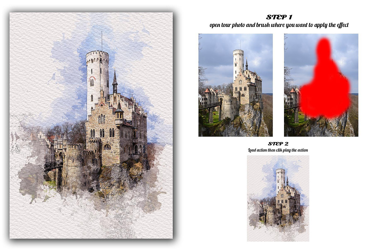 Splash Art Photoshop Actions, an Action Add-On by Jacpot007 (Photo 5 of 9)
