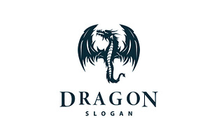 Dragon logo design animal legend, a Branding & Logo Template by Maylianaw28