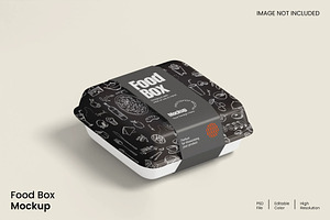 Food Box Mockup, a Packaging Mockup by renderstockmarket