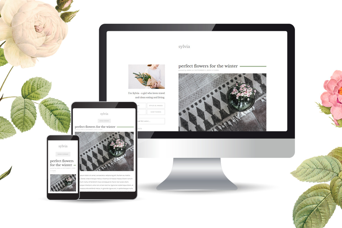 Sylvia - Responsive WordPress Theme, a WordPress Template by Anna Moore (Photo 3 of 3)