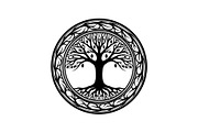 Tree of Life Circle Frame Bundle, an Illustration by Gaye Art (Thumbnail 51 of 51)