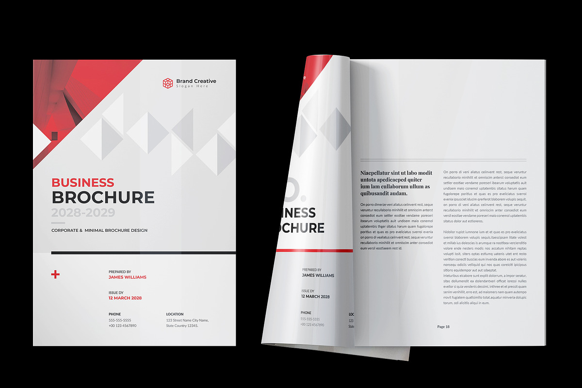 Business Brochure Cover Template, a Brochure Template by Spark_Creative (Photo 5 of 6)