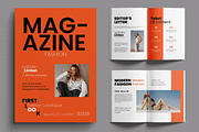 Fashion Magazine Design Layout, a Magazine Template by MightyDesign (Thumbnail 1 of 6)