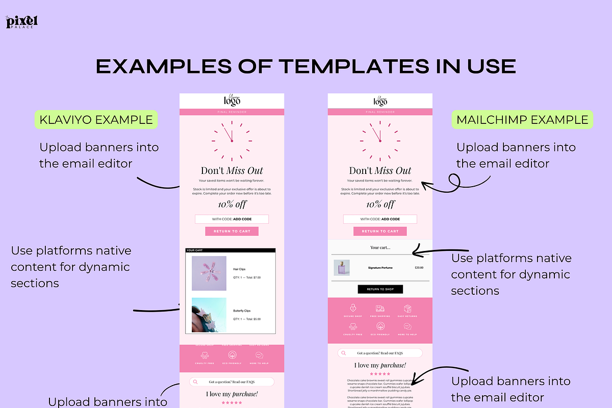 Canva Email Automation Templates, an Email Template by The Pixel Palace (Photo 6 of 10)