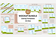 Magazine Mockup Listing Templates A4, a Books & Magazine Mockup by NoemieDesigns (Thumbnail 1 of 8)
